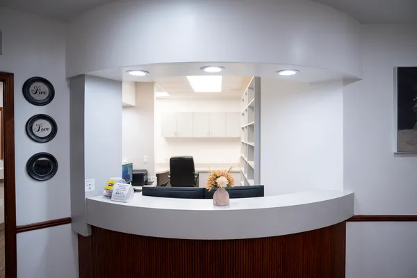 Reception desk at Revive Dental Livonia